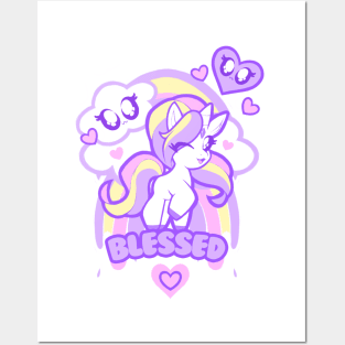 Blessed Unicorn Posters and Art